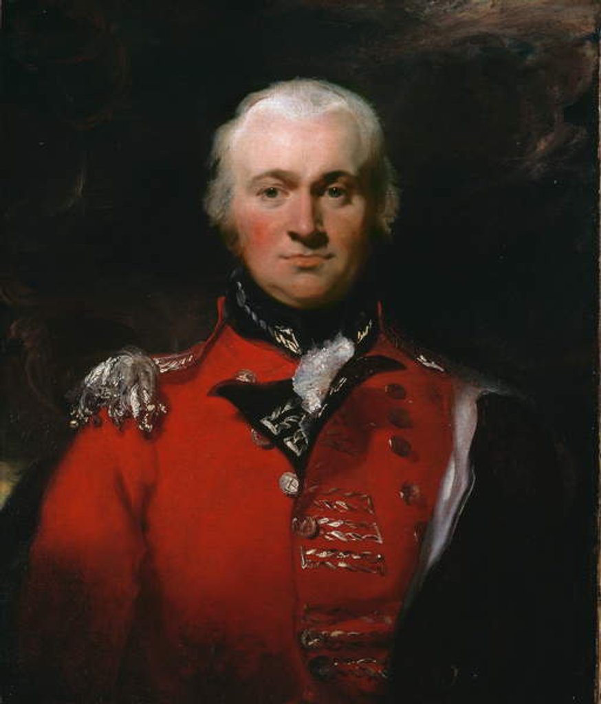 Detail of Lieutenant-General Robert Brownrigg, 1810 circa by Thomas Lawrence