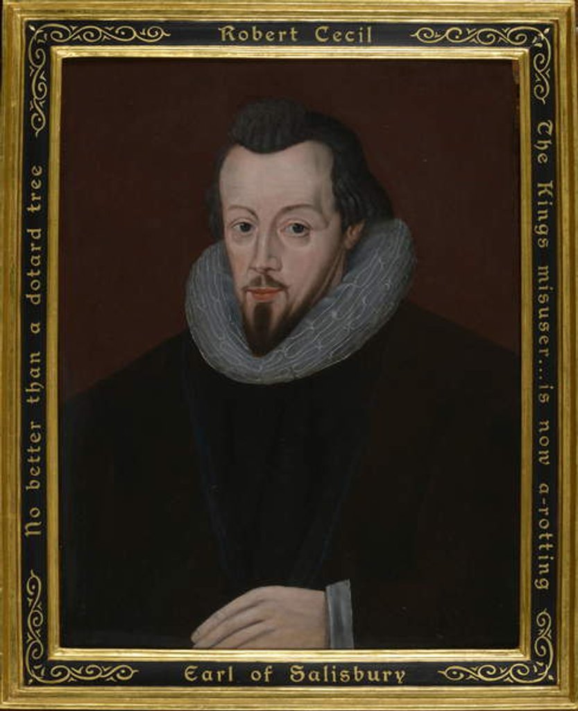 Detail of Robert Cecil, 1st Earl of Salisbury by John de Critz