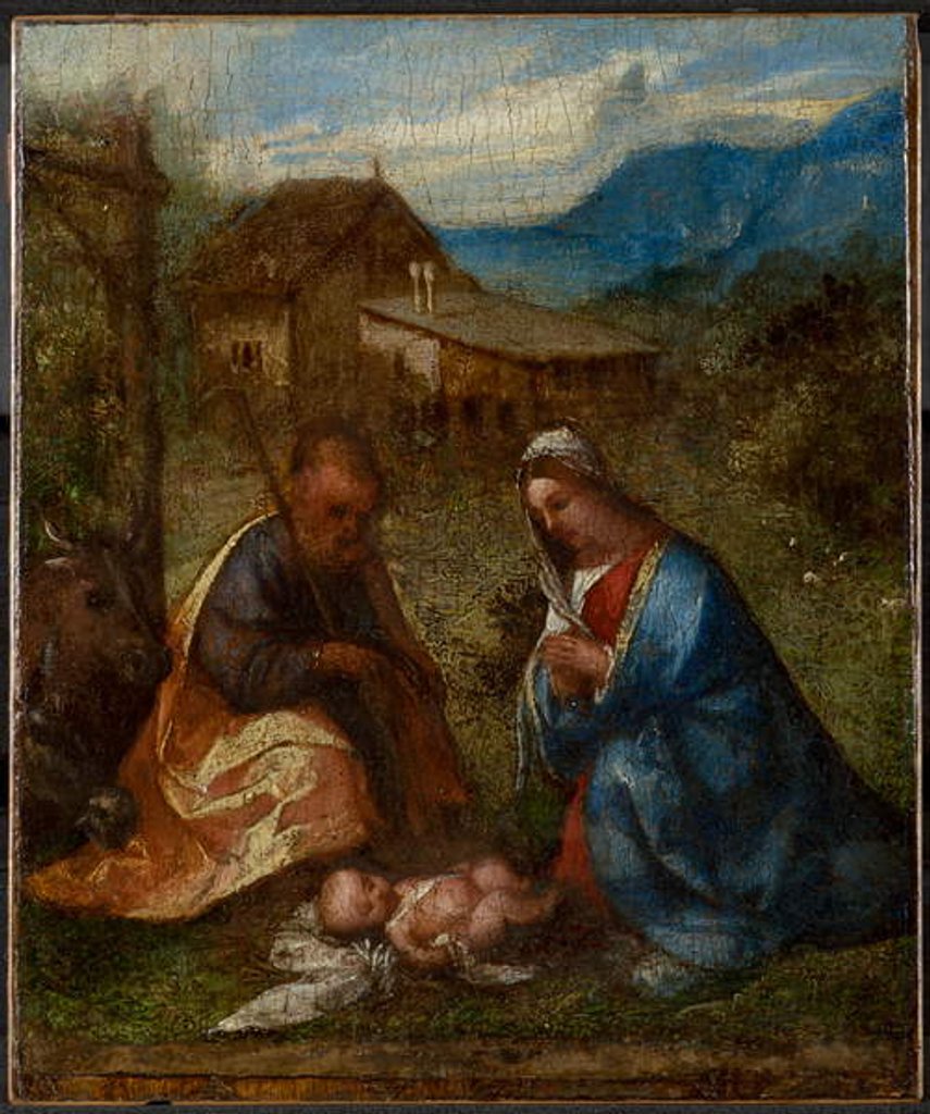 Detail of The Adoration of the Child, c.1507-1508 by Titian