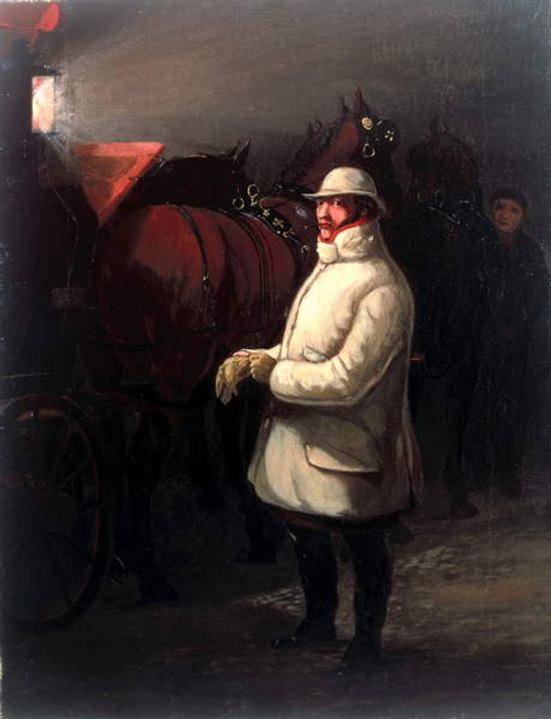 Detail of The Driver of the Mail, 1832 by Henry Thomas Alken