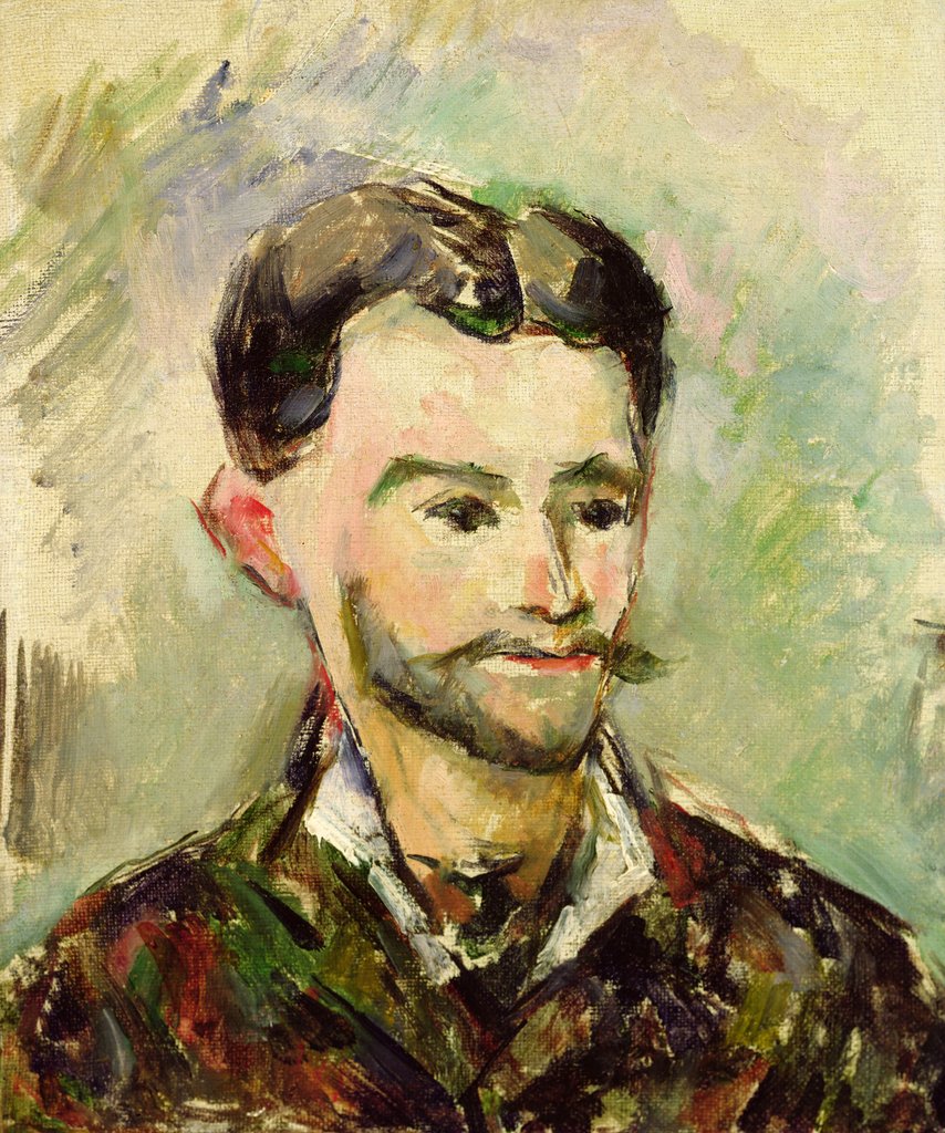 Detail of Jules Peyron, c.1885 by Paul Cezanne