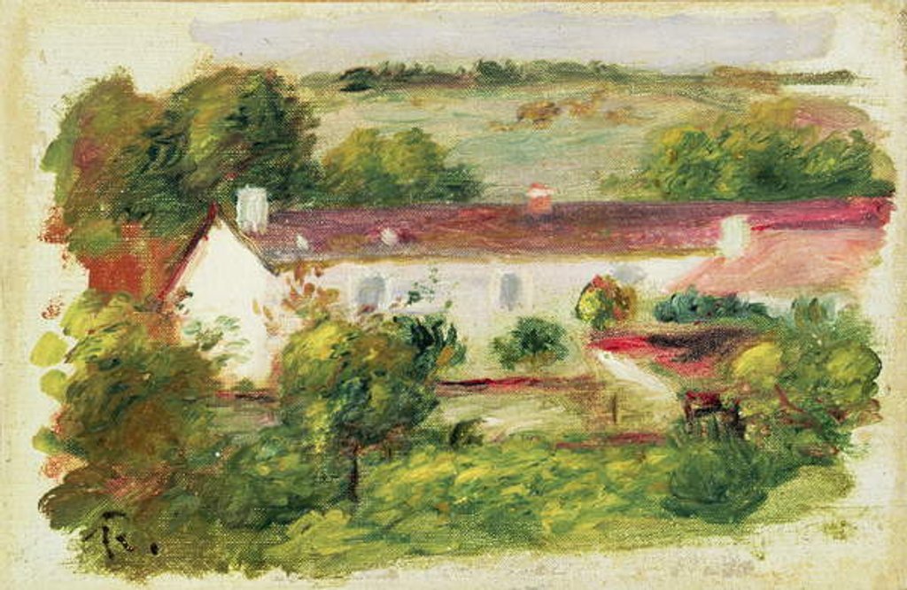 Detail of House at Essoyes by Pierre Auguste Renoir