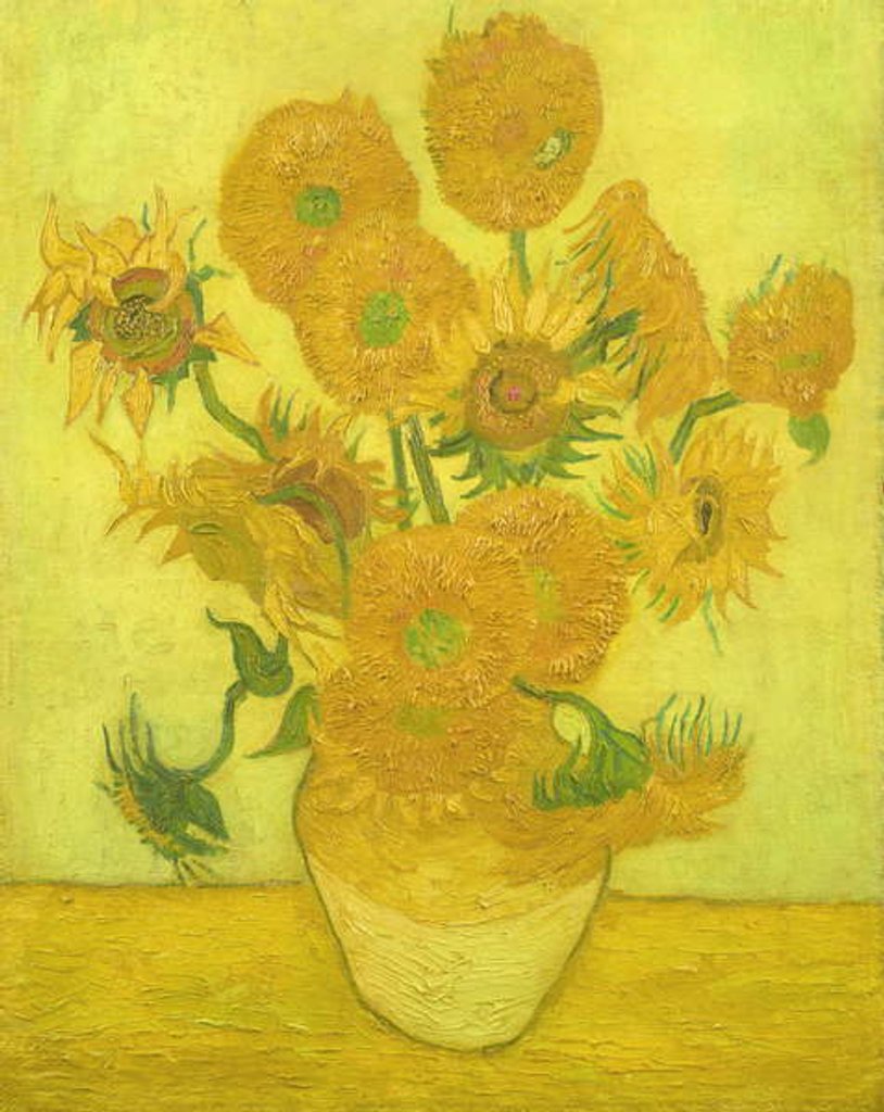 Detail of Sunflowers, 1888 by Vincent van Gogh