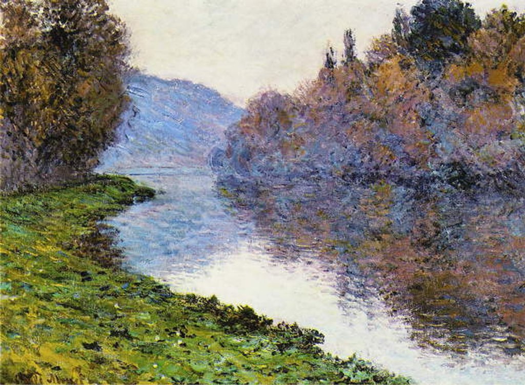 Detail of The Seine at Jenfosse, 1884 by Claude Monet