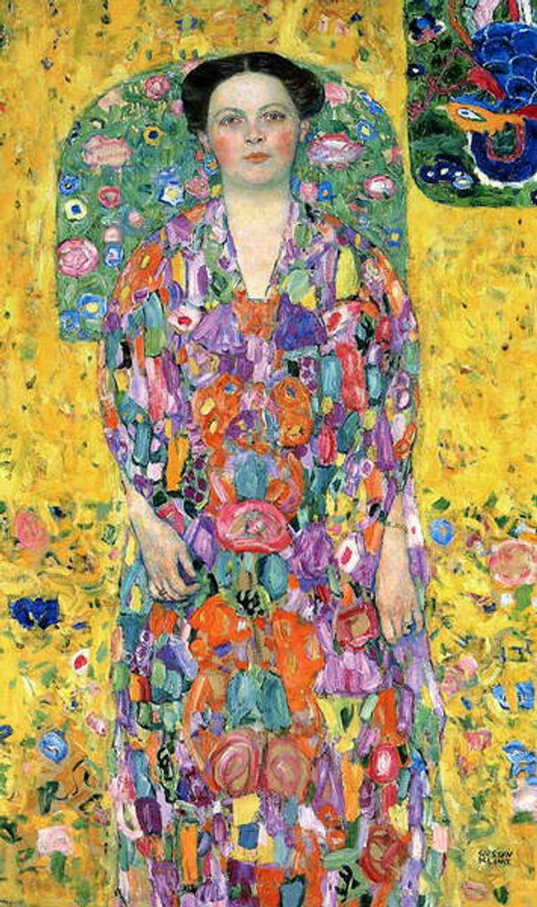 Detail of Eugenia Primavesi, c.1914 by Gustav Klimt