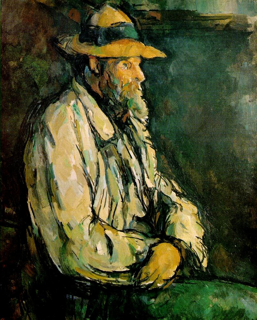 Detail of Portrait of Vallier, Seated, 1906 by Paul Cezanne