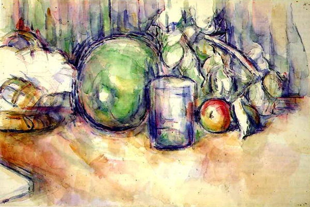 Detail of Still Life with a Glass, 1902-06 by Paul Cezanne