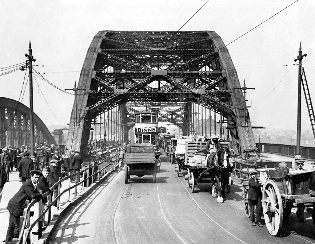 Detail of Wearmouth Bridge in Sunderland by NCJ