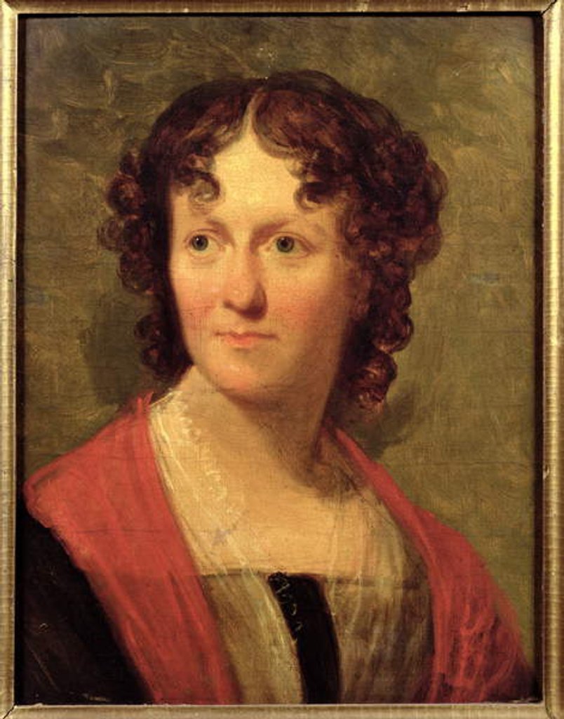 Detail of Frances Wright, 1824 by Henry Inman