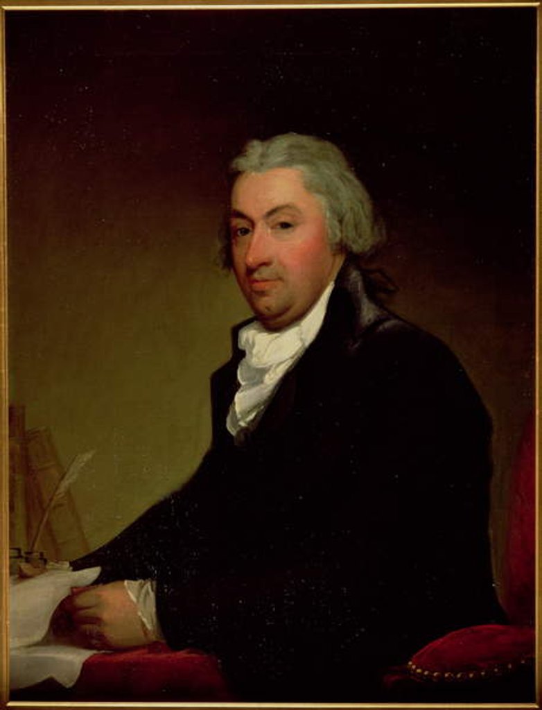 Detail of Chancellor Robert Livingston, c.1794 by Gilbert Stuart