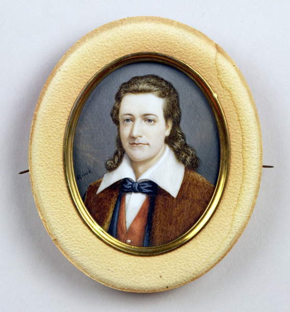 Detail of John Woodhouse Audubon, c.1845 by A. D. Rinck