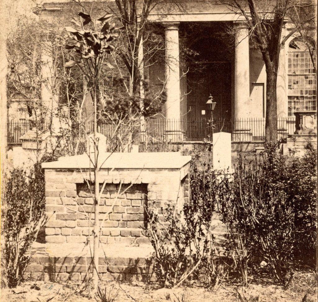 Detail of Grave of John C. Calhoun, in front of St. Philip's church, Charleston, S.C. by Anonymous