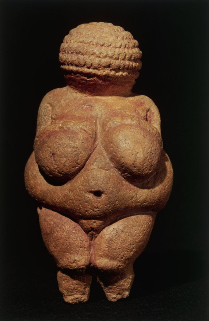 Detail of Venus of Willendorf by Corbis