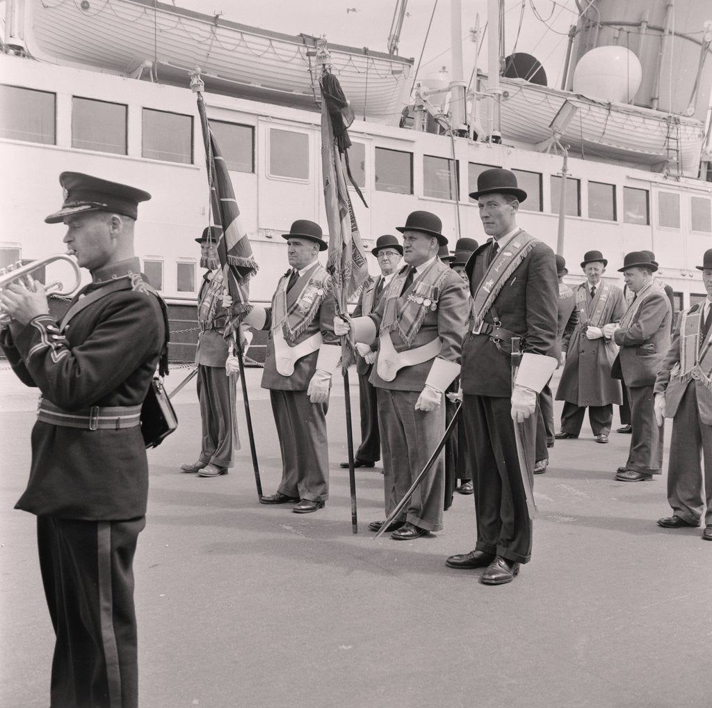 Detail of Orangemen parade by Manx Press Pictures