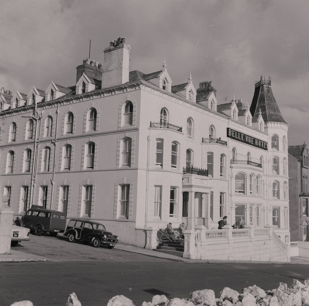 Detail of Belle Vue hotel, Port Erin (Mannington hotel) by Manx Press Pictures