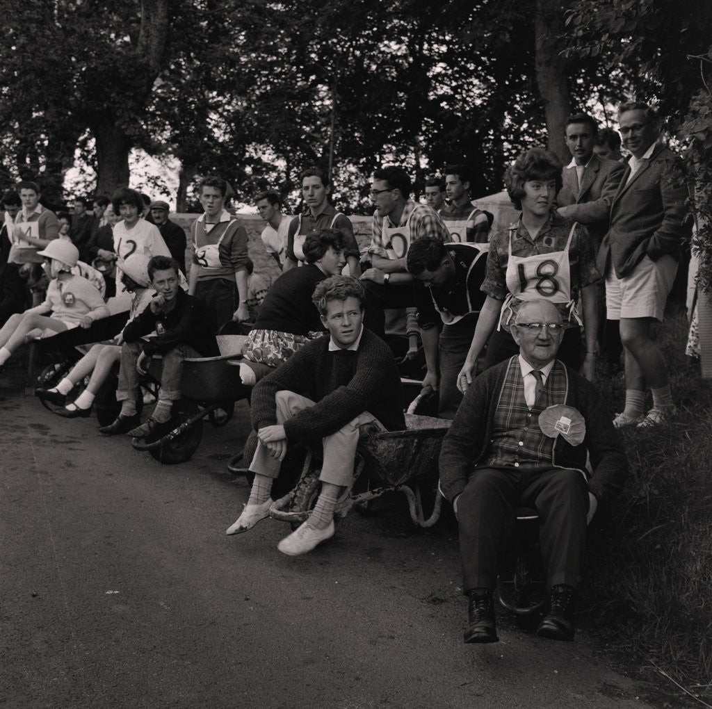 Detail of Marown Wheelbarrow and Fell Race by Manx Press Pictures