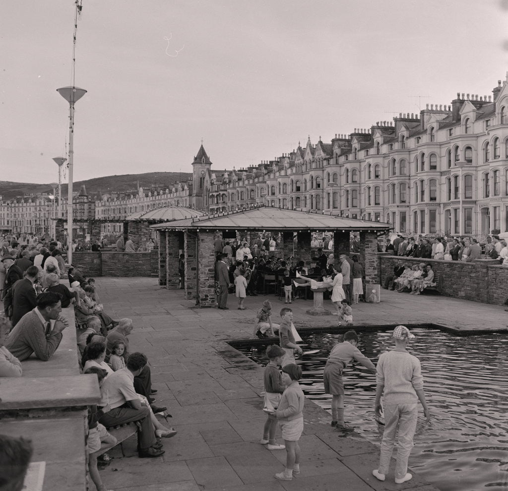 Detail of Brass Band on Douglas Promenade by Manx Press Pictures