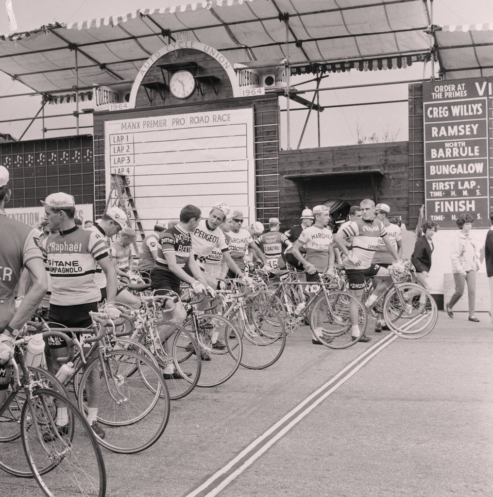 Detail of Cycling by Manx Press Pictures