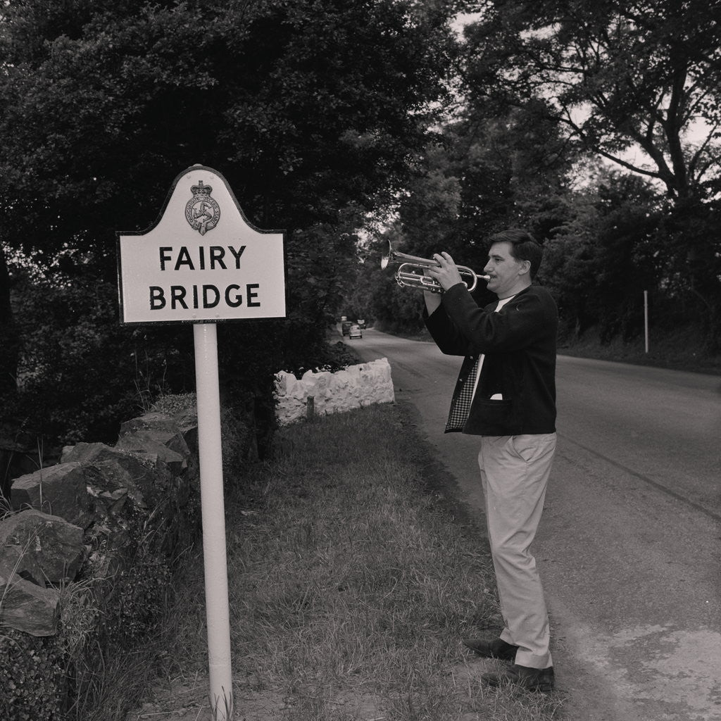 Detail of Kenny Ball at Fairy Bridge by Manx Press Pictures