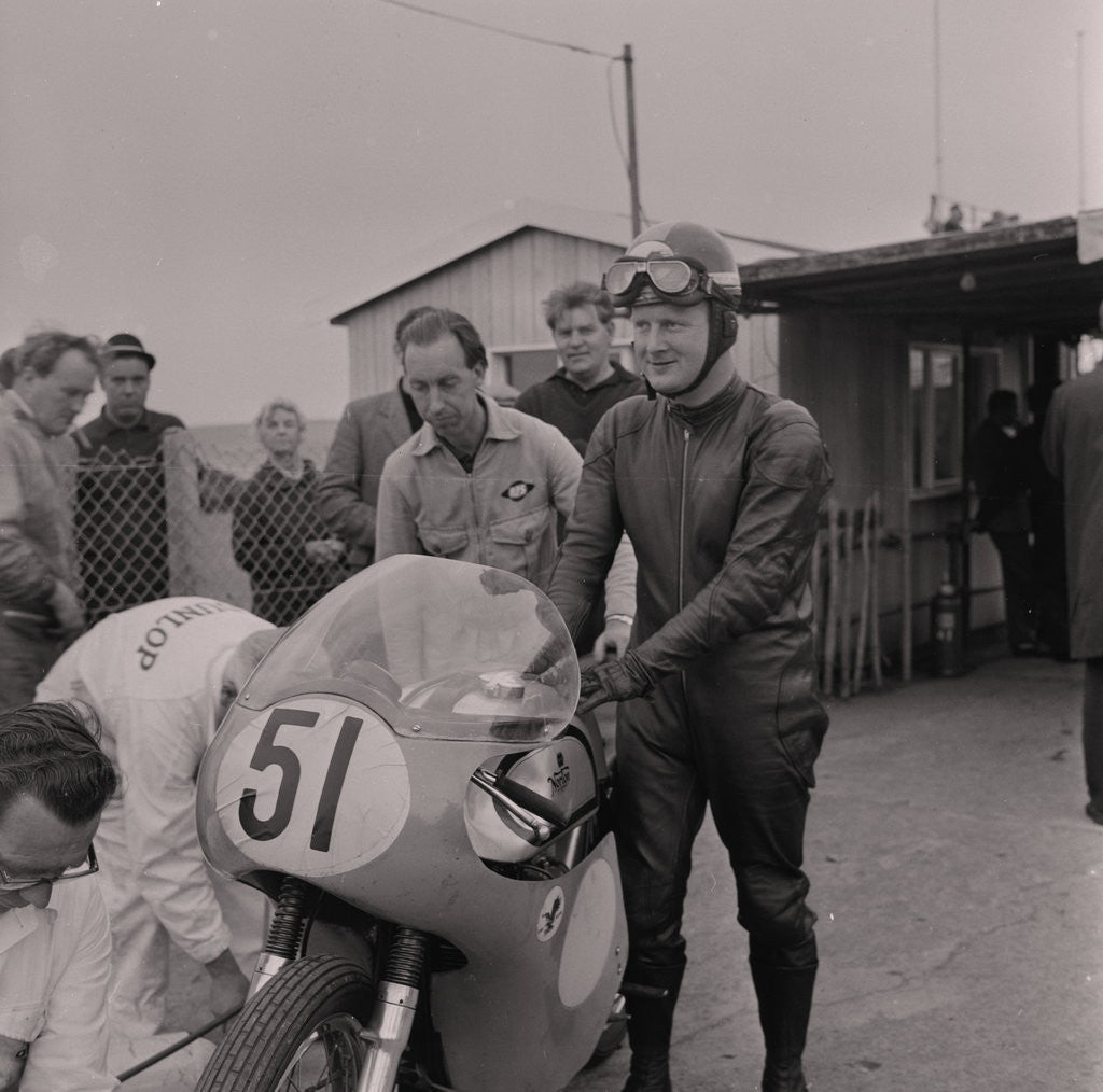 Detail of Manx Grand Prix arrivals and clocking in by Manx Press Pictures