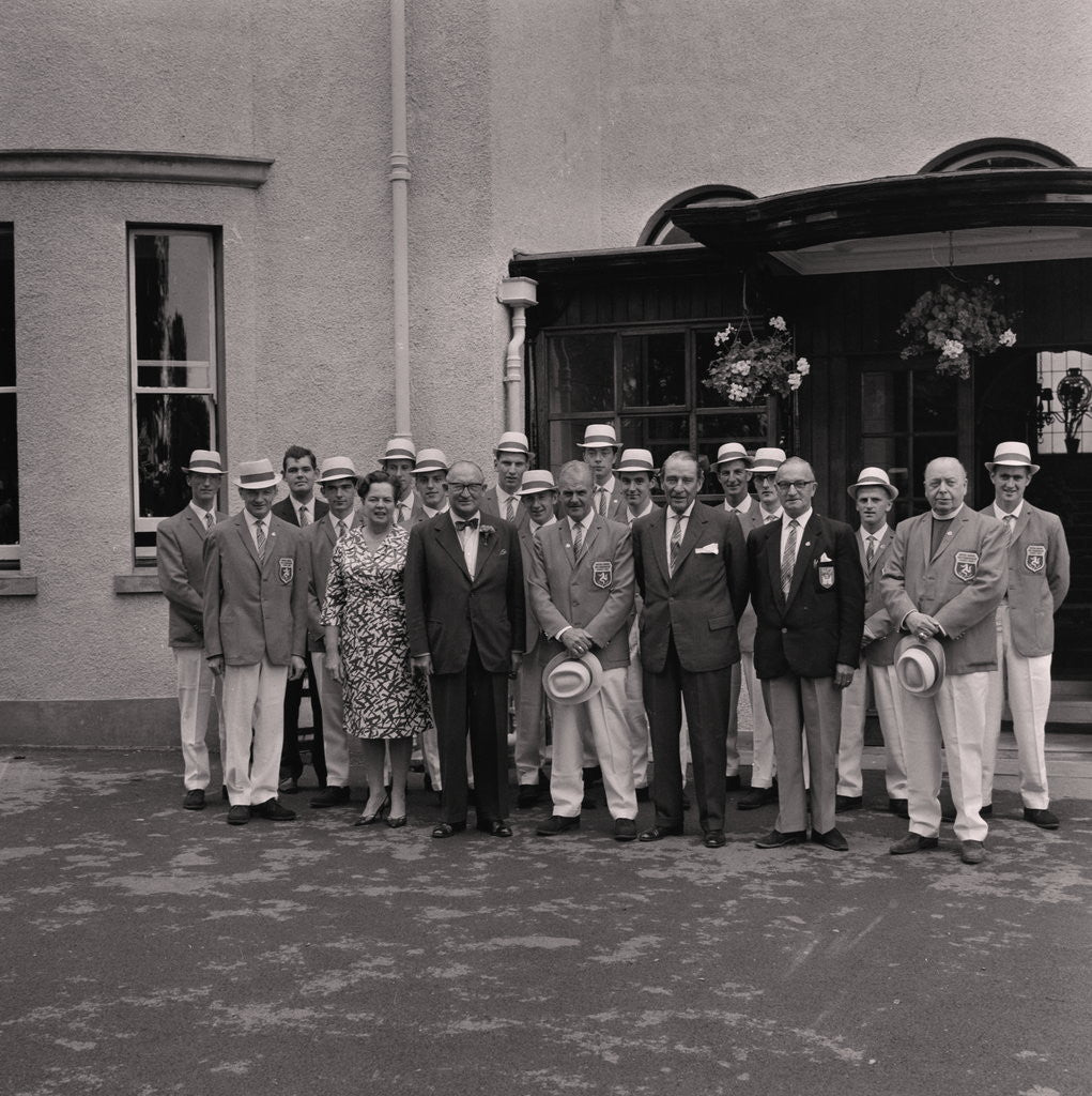 Detail of Empire Games Team, Government House by Manx Press Pictures