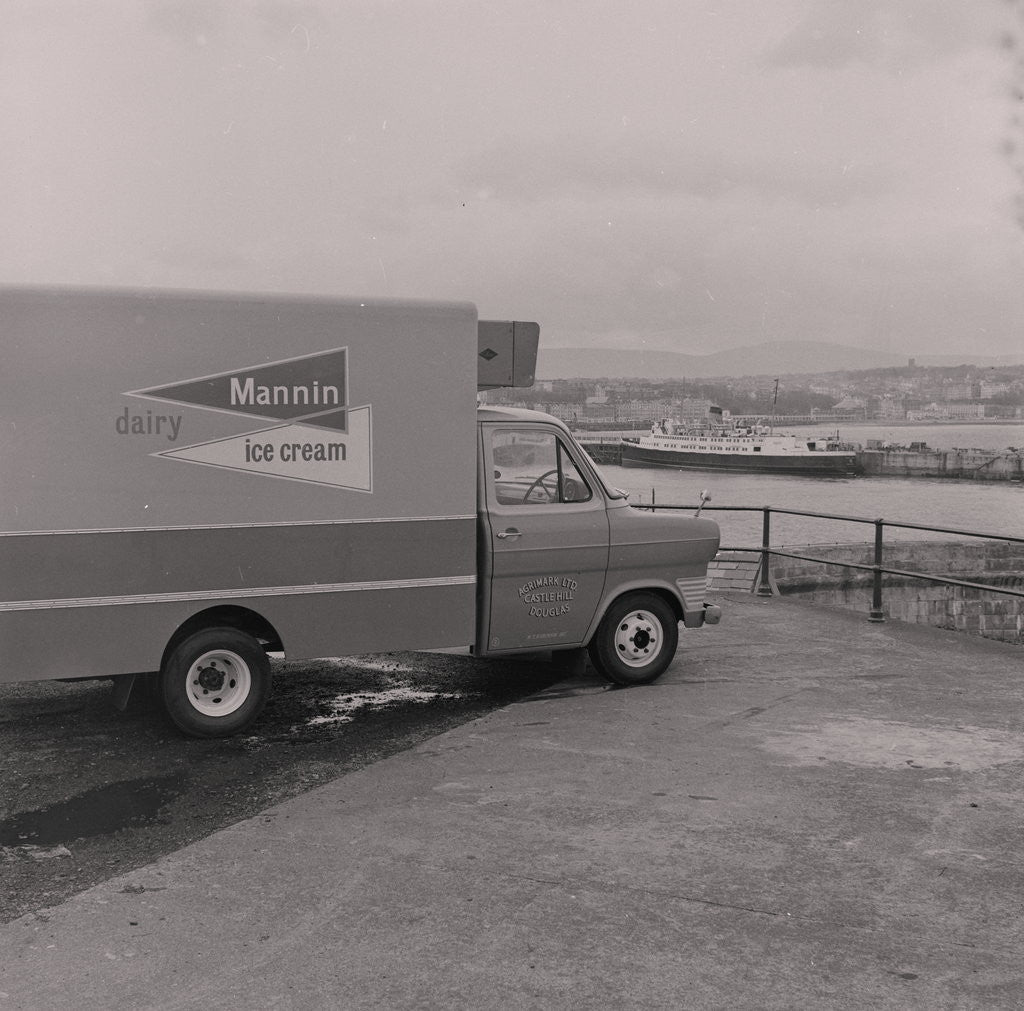 Detail of Mannin ice- cream van, Douglas Head by Manx Press Pictures