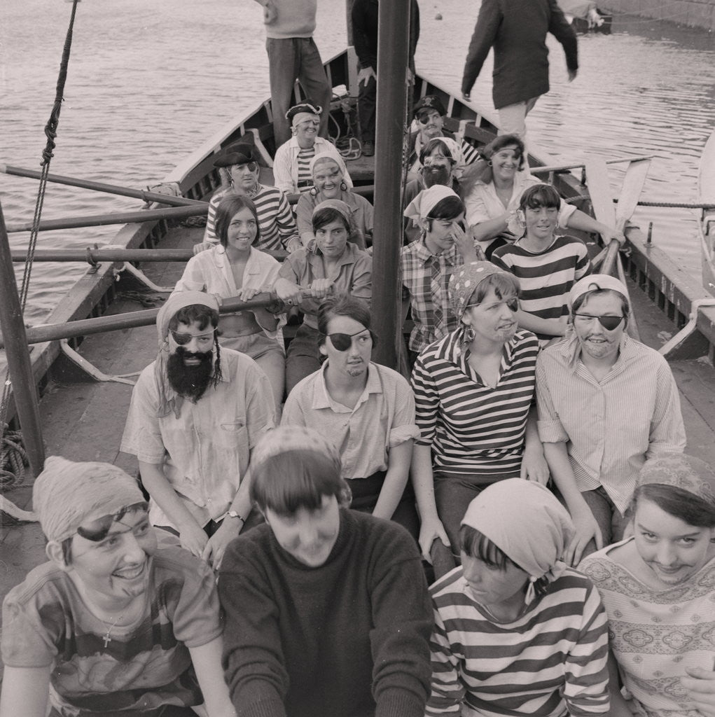 Detail of Viking Boat Race, Peel by Manx Press Pictures