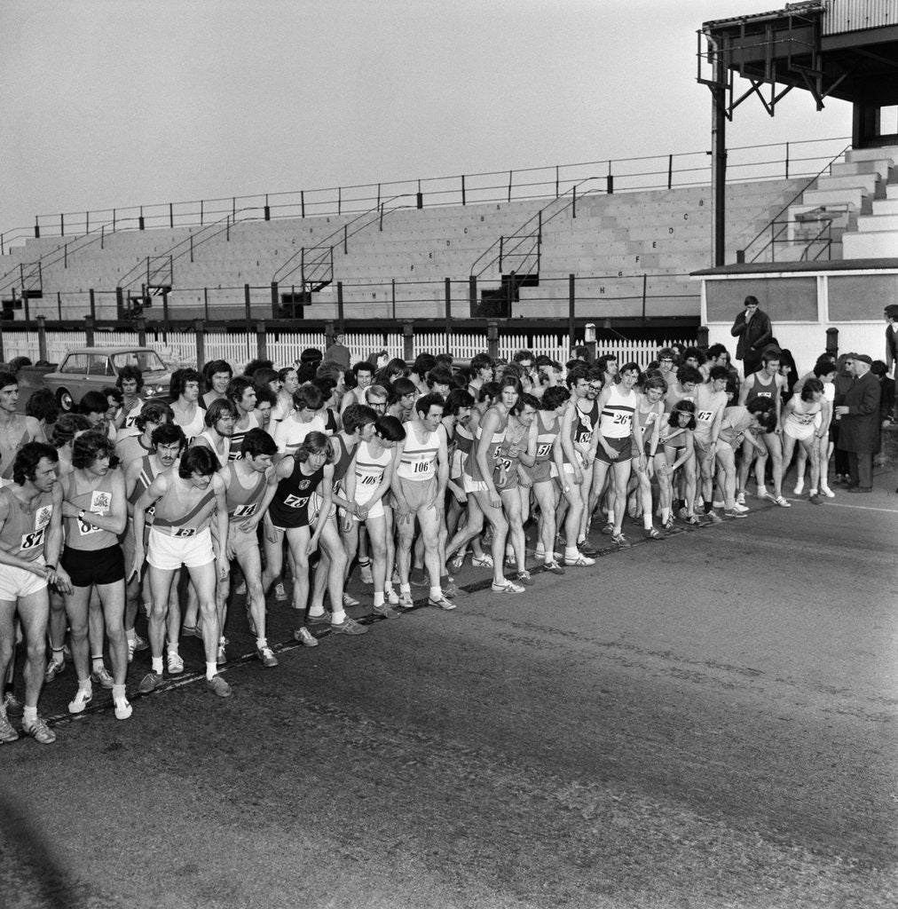 Detail of Good Friday men's running race, Isle of Man by Manx Press Pictures