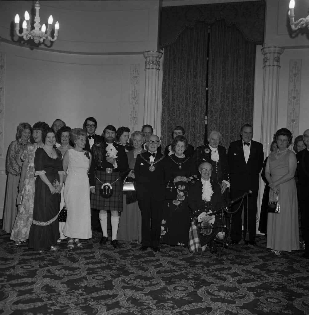 Detail of Burns Night, Castle Mona, Douglas by Manx Press Pictures