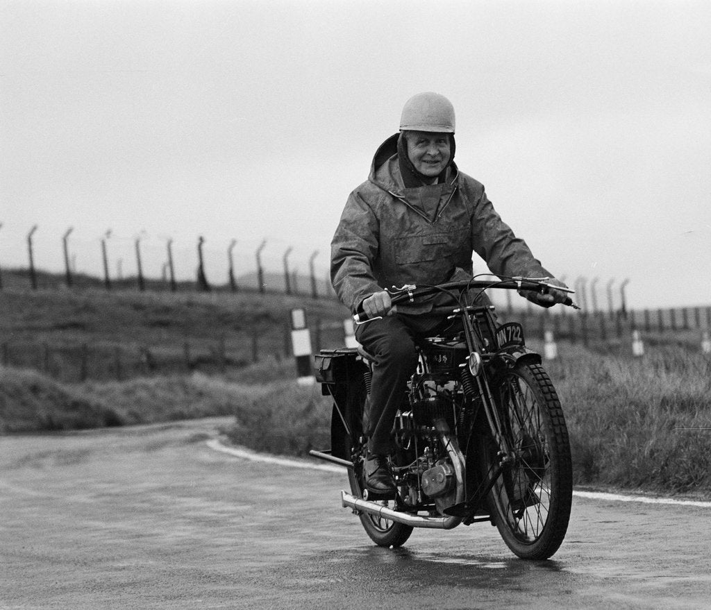 Detail of Last amateur TT winner, Isle of Man by Manx Press Pictures