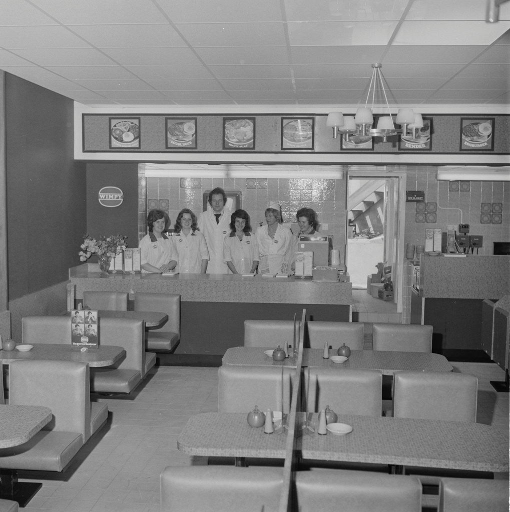 Detail of Opening of new Wimpy Bar, Strand Street, Douglas by Manx Press Pictures