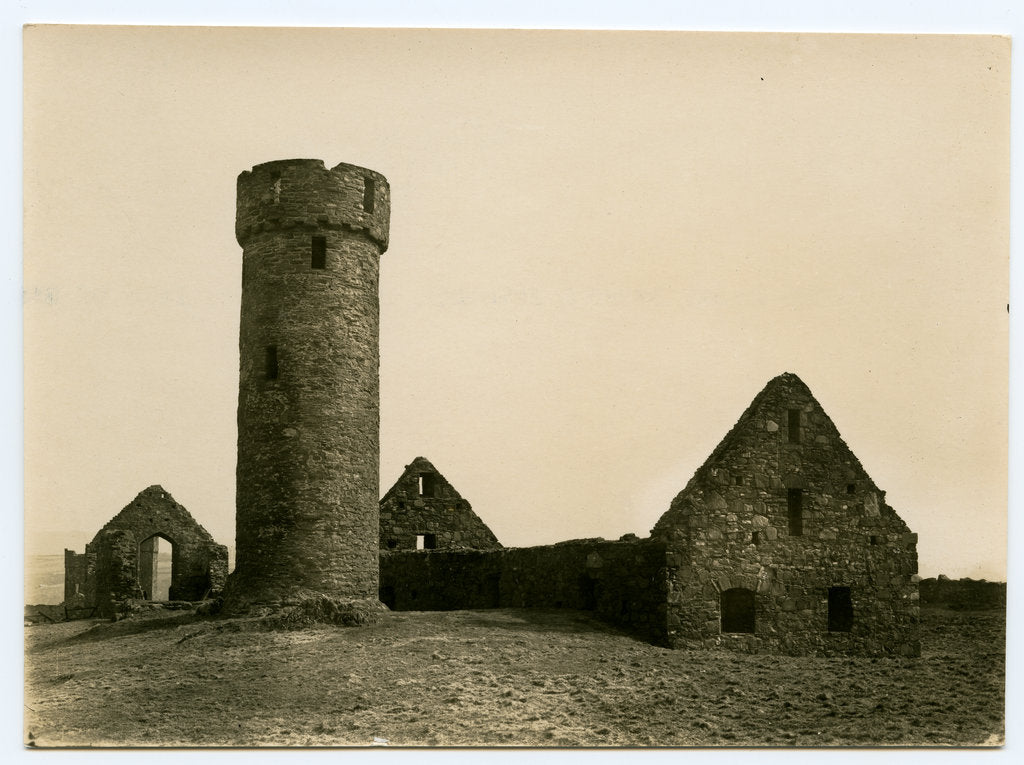 Detail of Round Tower and Armoury, Peel Castle by George Bellett Cowen