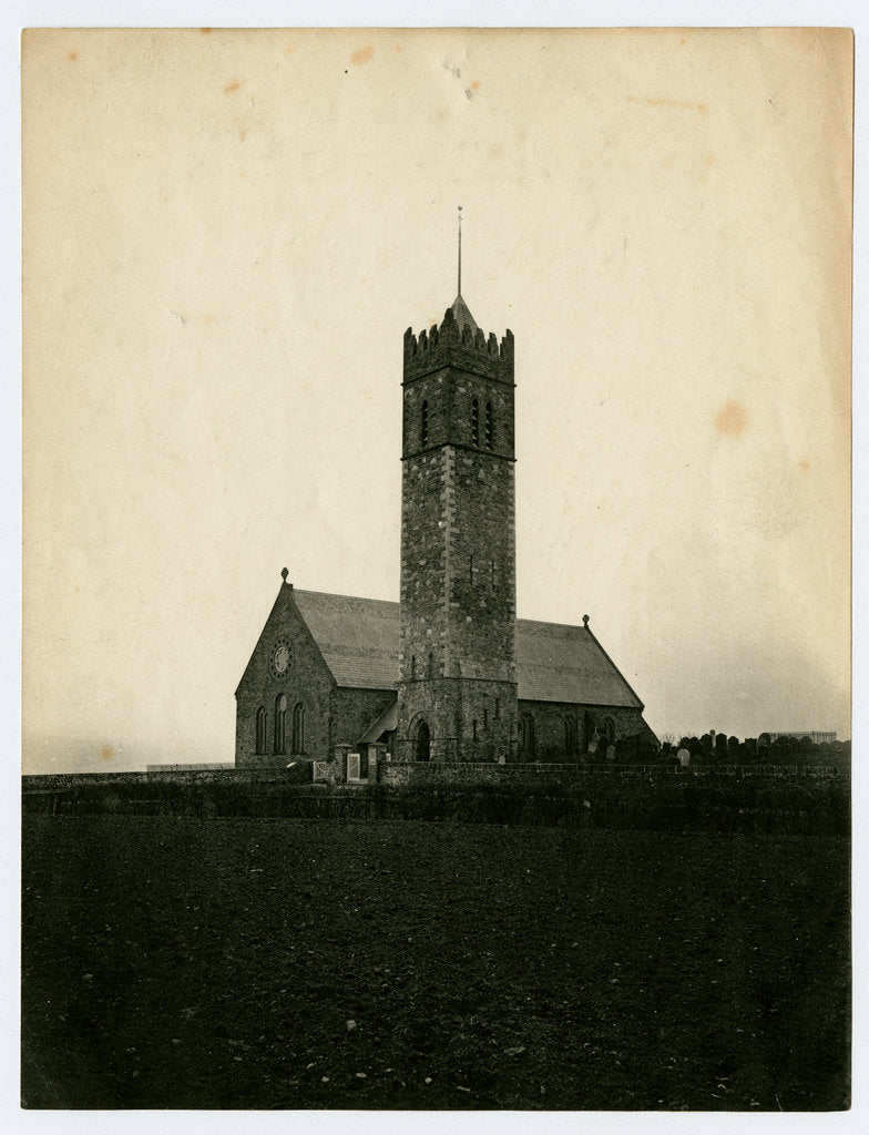 Detail of Andreas Parish Church by George Bellett Cowen