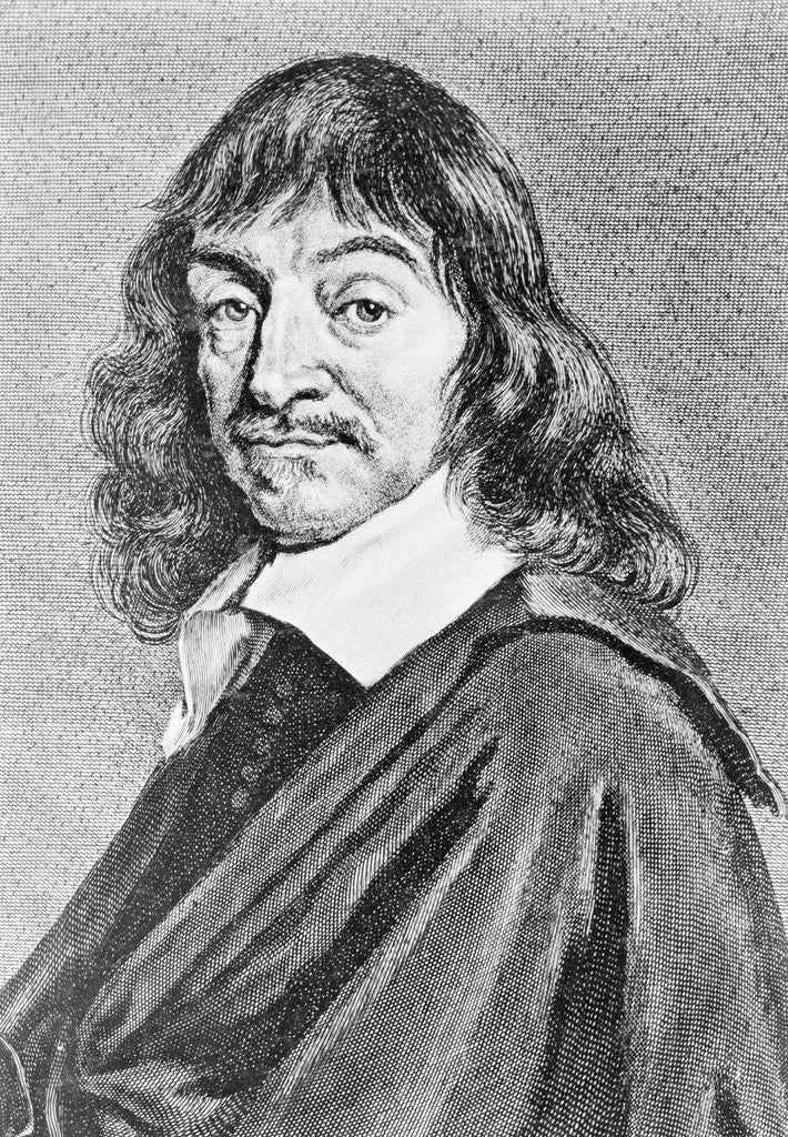 Detail of Portrait of Rene Descartes by Corbis