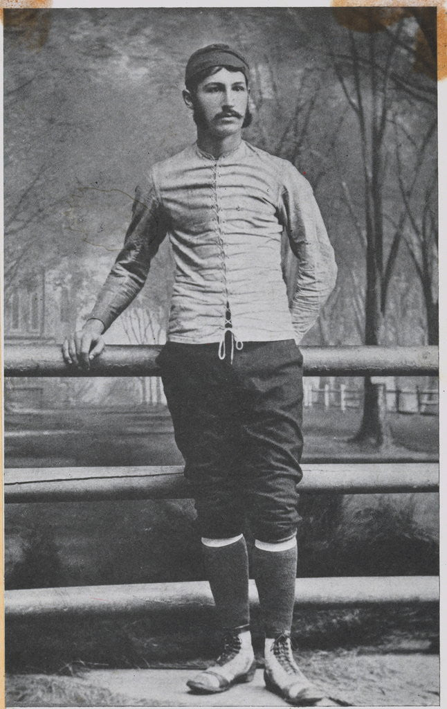 Detail of Walter Camp pictured as Yale's Captain, 1878-79 by Corbis