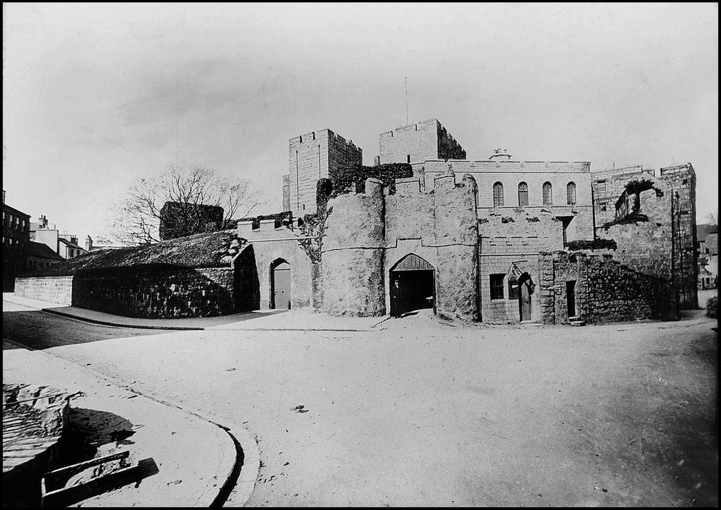 Detail of Castle Rushen, Castletown, Isle of Man by George Bellett Cowen