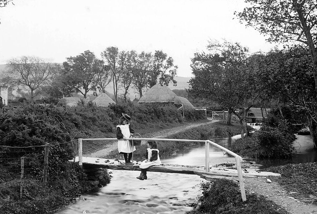 Detail of Bridge over stream, Ballaugh, Isle of Man by George Bellett Cowen