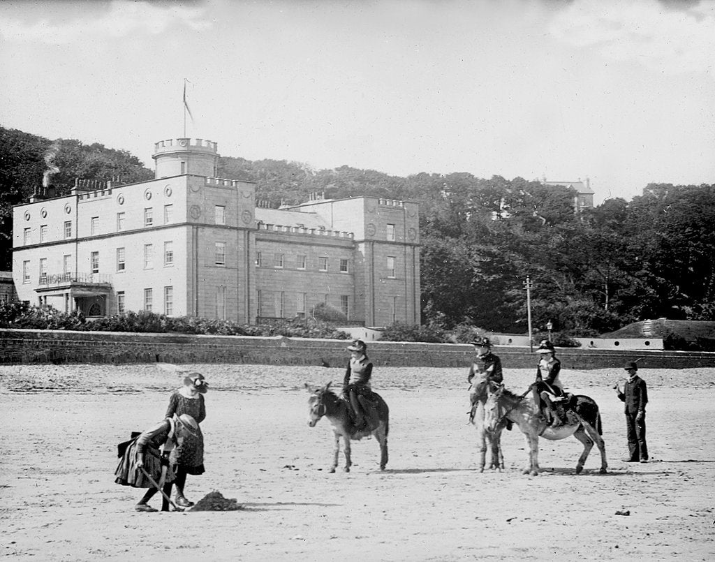 Detail of Castle Mona, Douglas, Isle of Man by George Bellett Cowen