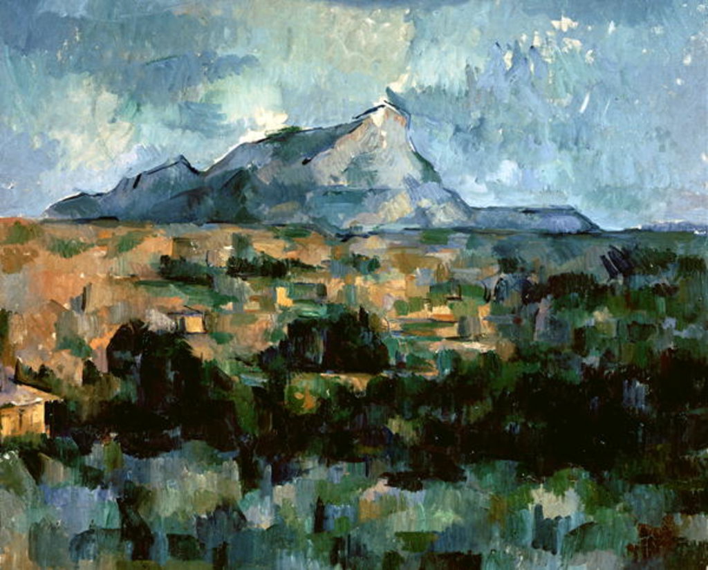 Detail of Mountain Sainte-Victoire, 1904-06 by Paul Cezanne