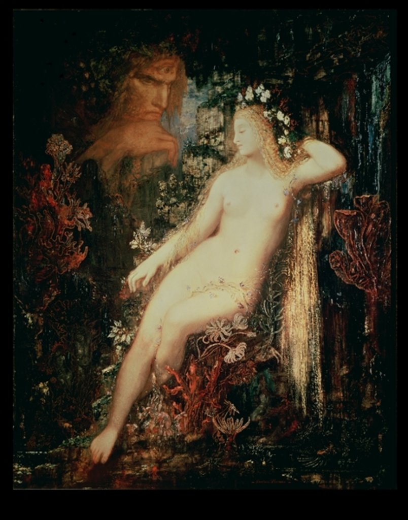 Detail of Galatea, 1880-81 by Gustave Moreau