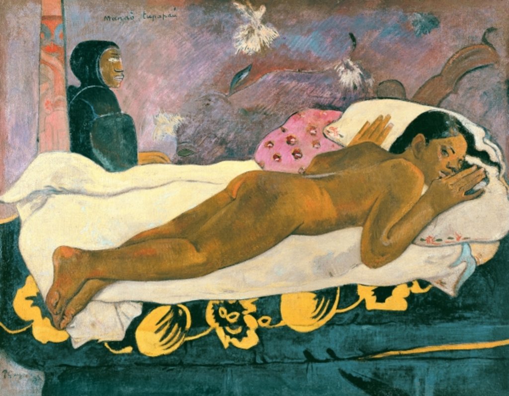 Detail of Manao Tupapau, 1892 by Paul Gauguin