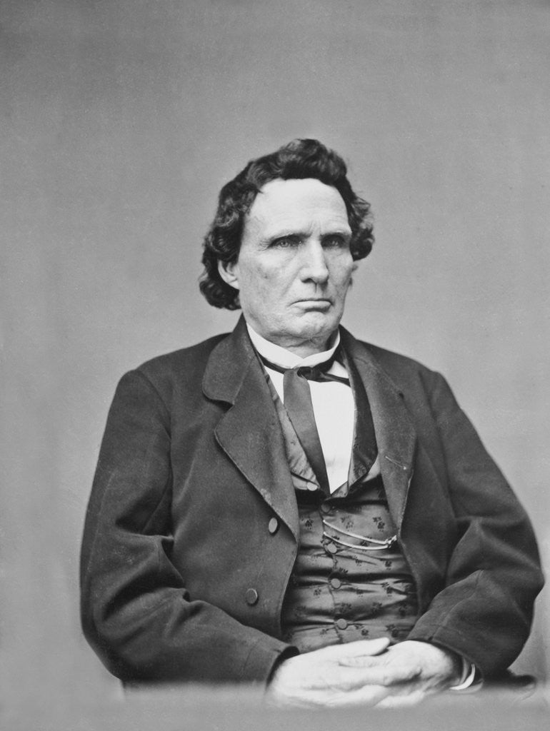 Detail of Congressman Thaddeus Stevens by Corbis