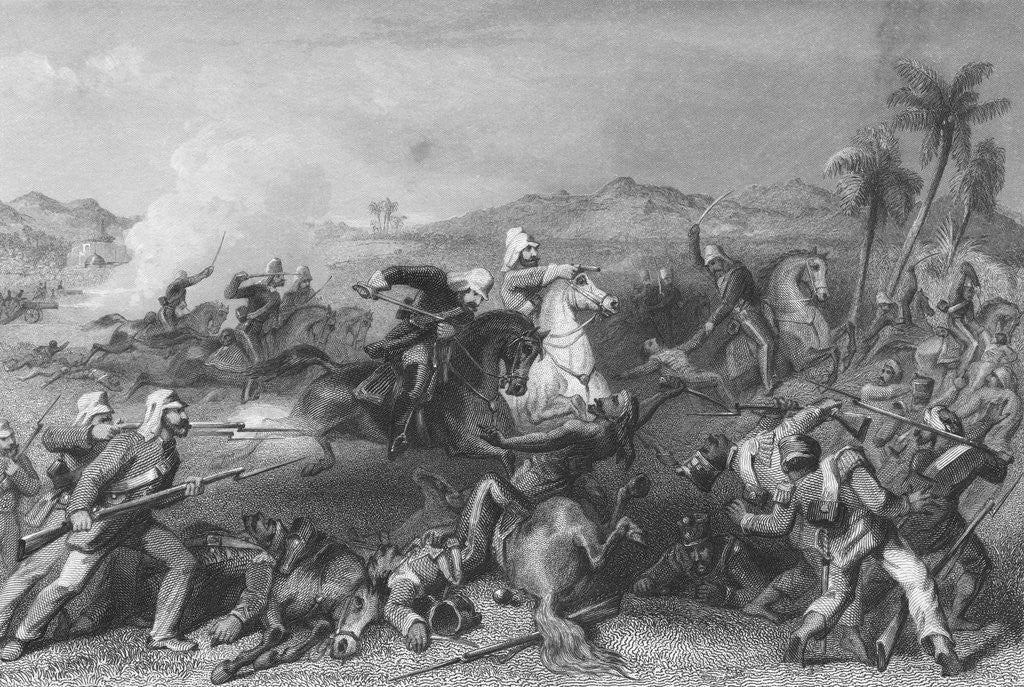 Detail of Drawing Depicting The Sepoy Rebellion by Corbis