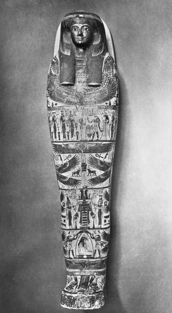 Detail of Egyptian Mummy Coffin by Corbis
