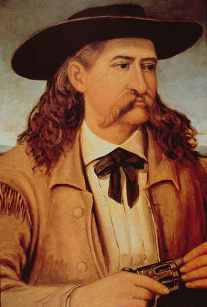 Detail of James Butler 'Wild Bill' Hickok 1874 by Henry H. Cross