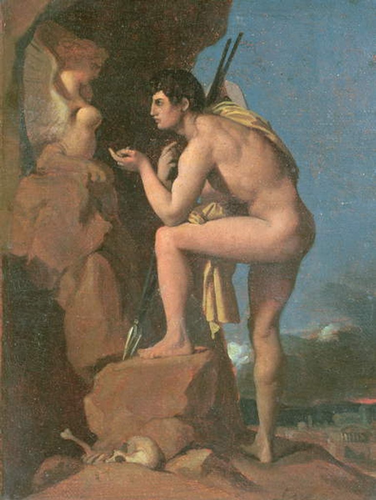 Detail of Oedipus and the Sphinx, c.1826 by Jean Auguste Dominique Ingres