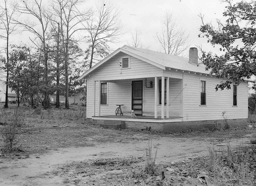 Detail of High Point, North Carolina - Housing. Homes of skilled furniture workers in Tomlinson Chair Mfg. Company, High Point, North Carolina. by Lewis Hine