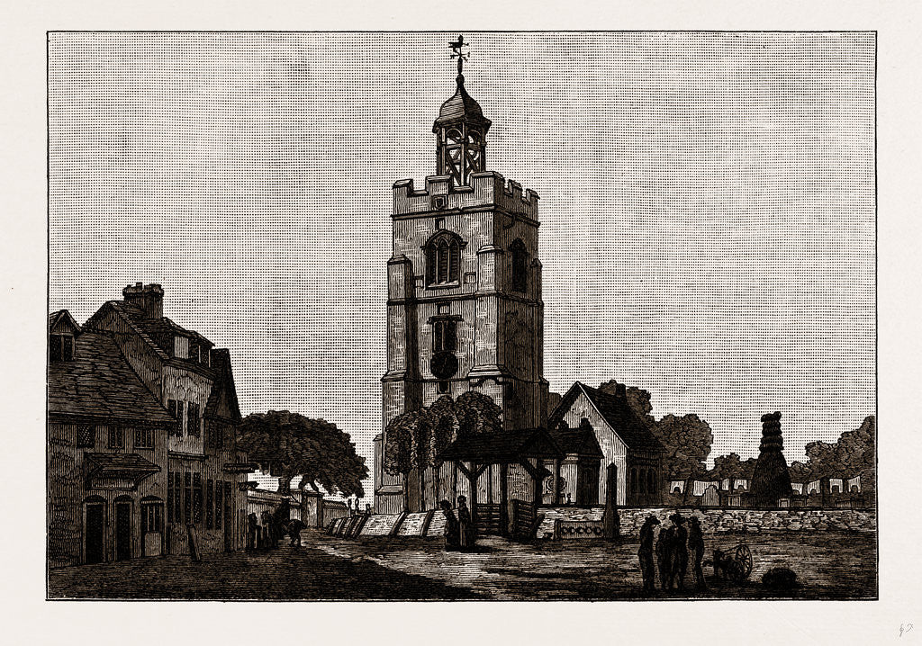 Detail of Hillingdon Church About 1740 by Anonymous