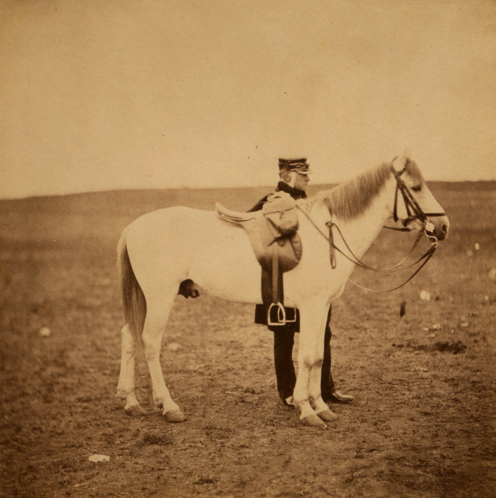 Detail of Lieutenant General Sir William J. Codrington K.C.B., Crimean War by Roger Fenton