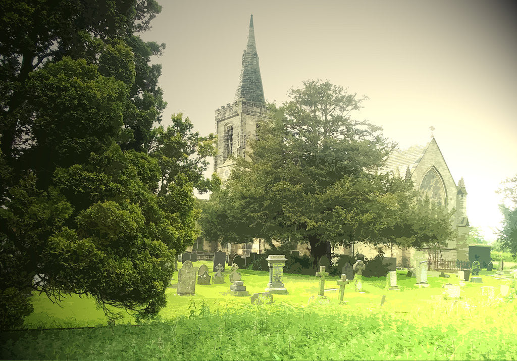 Detail of Church of All Saints, Mackworth by Sarah Smith